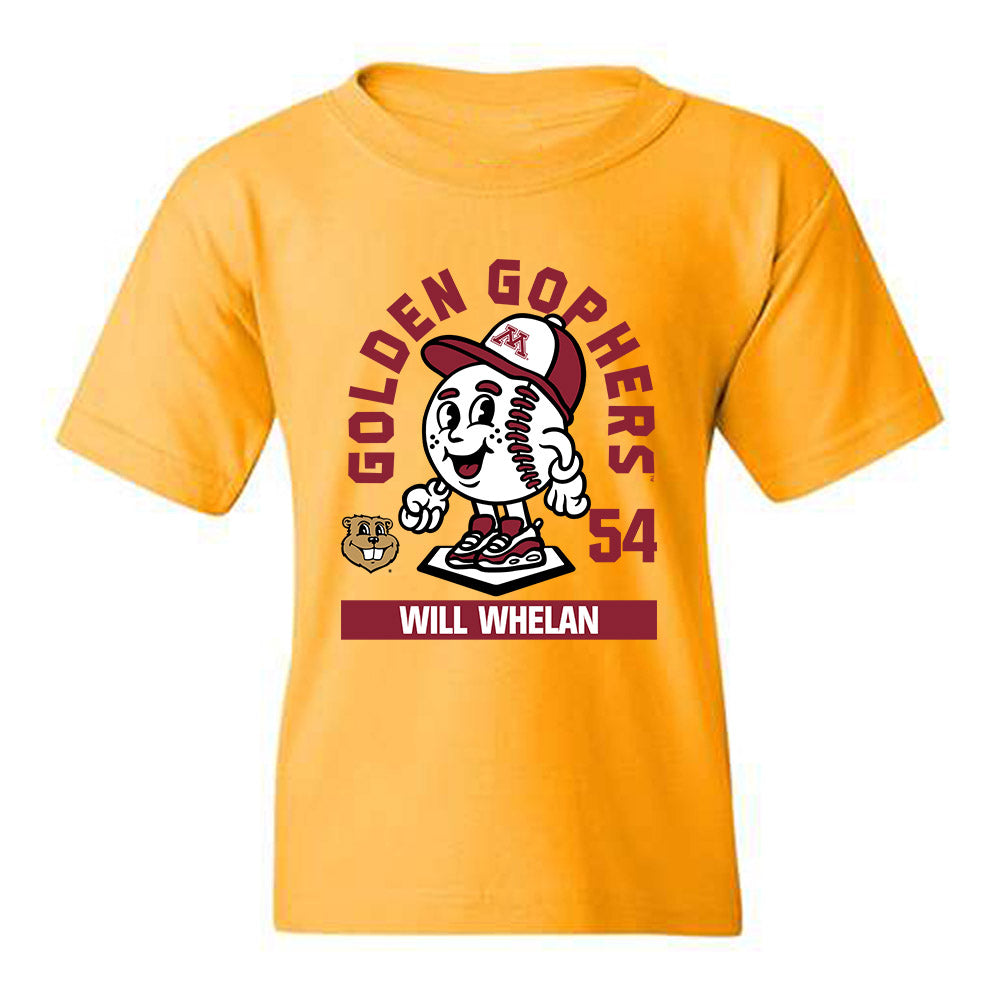 Minnesota - NCAA Baseball : Will Whelan - Fashion Shersey Youth T-Shirt-0