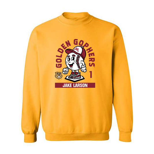 Minnesota - NCAA Baseball : Jake Larson - Fashion Shersey Crewneck Sweatshirt-0