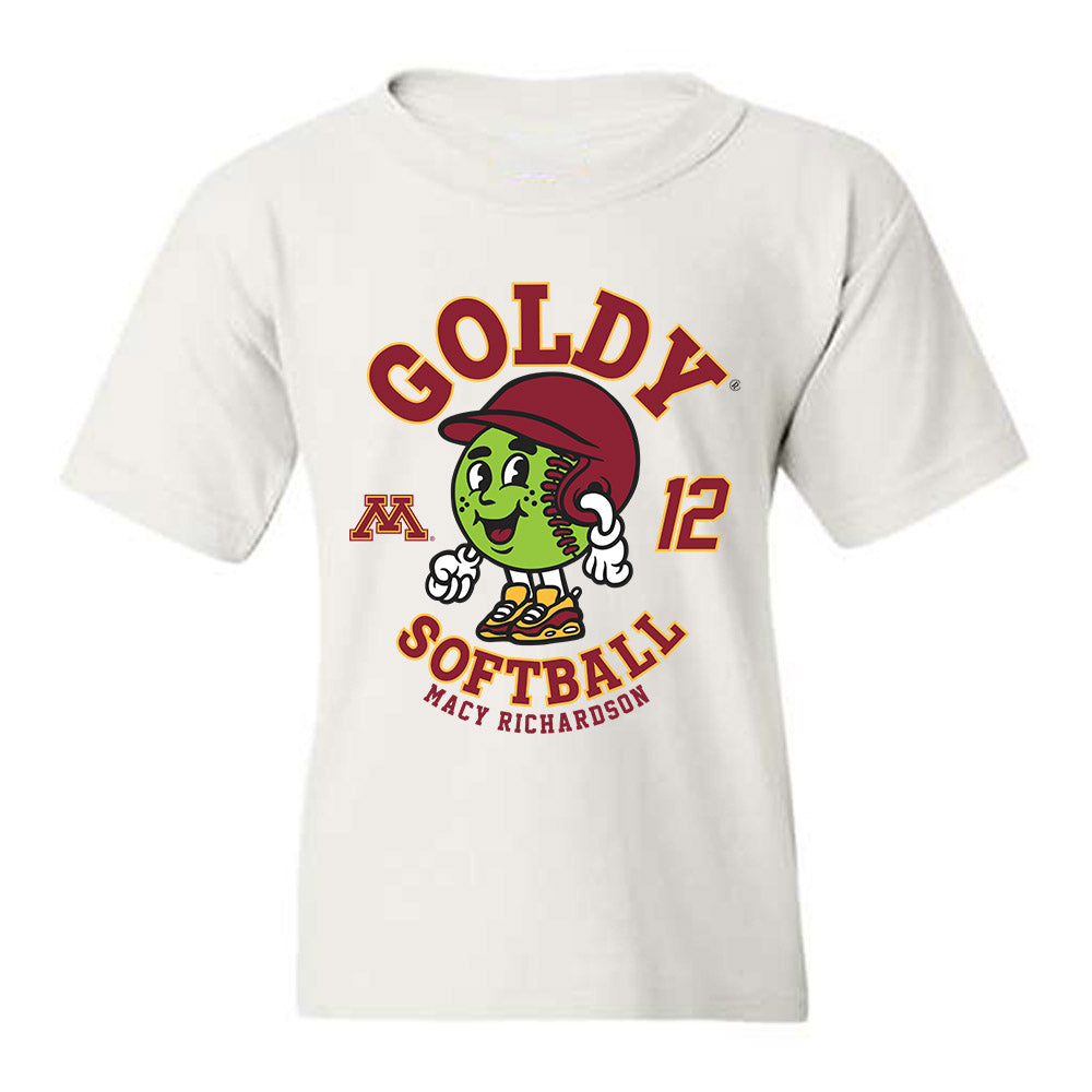 Minnesota - NCAA Softball : Macy Richardson - Fashion Shersey Youth T-Shirt-0