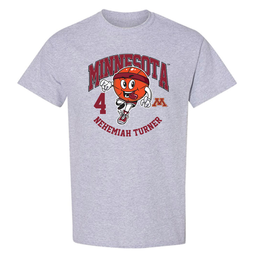 Minnesota - NCAA Men's Basketball : Nehemiah Turner - Fashion Shersey T-Shirt-0