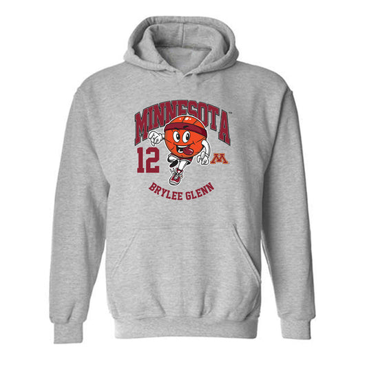 Minnesota - NCAA Women's Basketball : Brylee Glenn - Fashion Shersey Hooded Sweatshirt-0