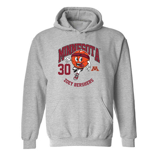 Minnesota - NCAA Women's Basketball : Zoey Bershers - Fashion Shersey Hooded Sweatshirt-0