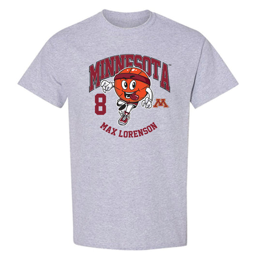Minnesota - NCAA Men's Basketball : Max Lorenson - Fashion Shersey T-Shirt-0