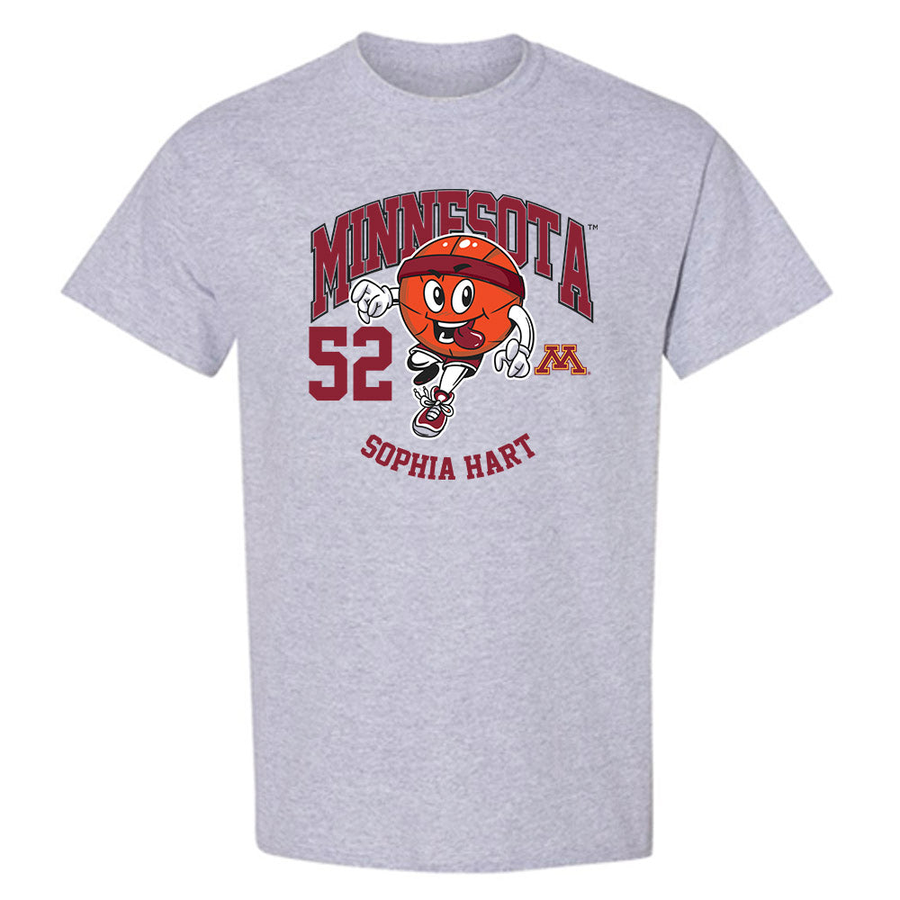 Minnesota - NCAA Women's Basketball : Sophia Hart - Fashion Shersey T-Shirt-0