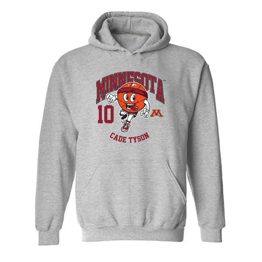 Minnesota - NCAA Men's Basketball : Cade Tyson - Fashion Shersey Hooded Sweatshirt-0