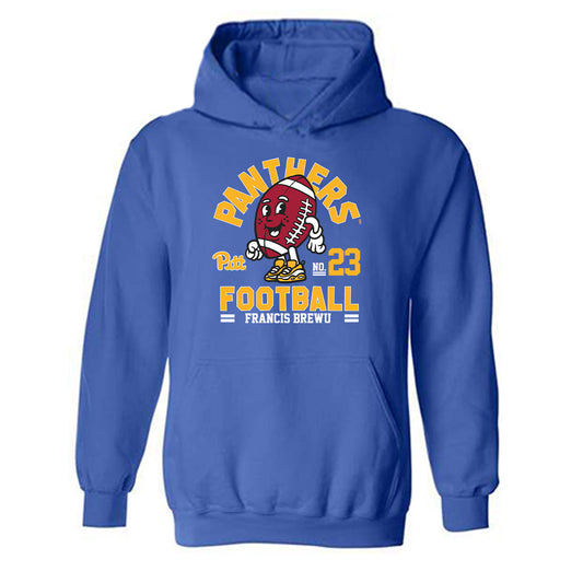 Pittsburgh - NCAA Football : Francis Brewu - Fashion Shersey Hooded Sweatshirt