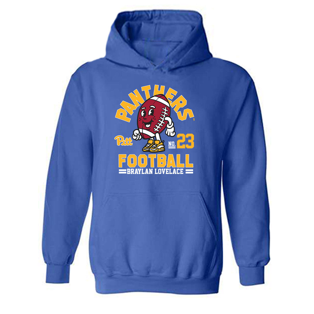 Pittsburgh - NCAA Football : Braylan Lovelace - Fashion Shersey Hooded Sweatshirt