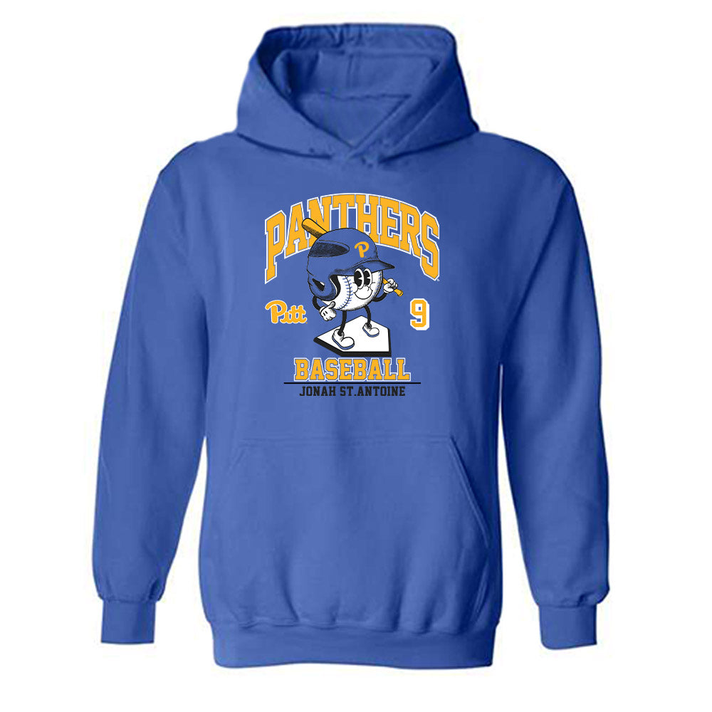 Pittsburgh - NCAA Baseball : Jonah St.antoine - Fashion Shersey Hooded Sweatshirt