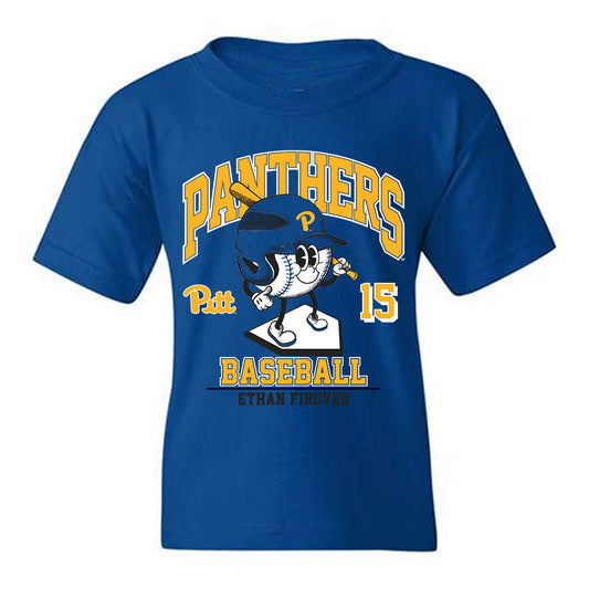 Pittsburgh - NCAA Baseball : Ethan Firoved - Fashion Shersey Youth T-Shirt