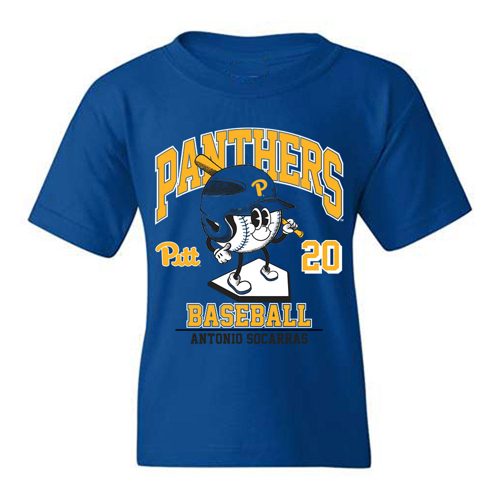 Pittsburgh - NCAA Baseball : Antonio Socarras - Fashion Shersey Youth T-Shirt-0