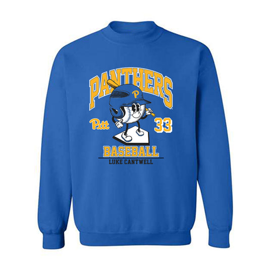 Pittsburgh - NCAA Baseball : Luke Cantwell - Fashion Shersey Crewneck Sweatshirt