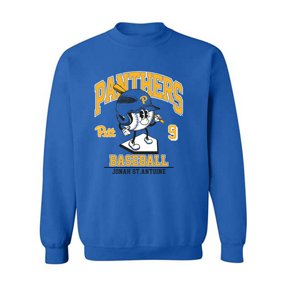 Pittsburgh - NCAA Baseball : Jonah St.antoine - Fashion Shersey Crewneck Sweatshirt