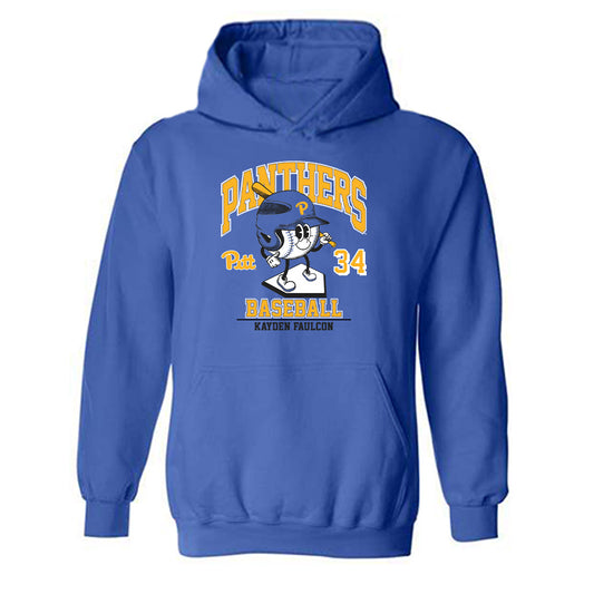 Pittsburgh - NCAA Baseball : Kayden Faulcon - Fashion Shersey Hooded Sweatshirt