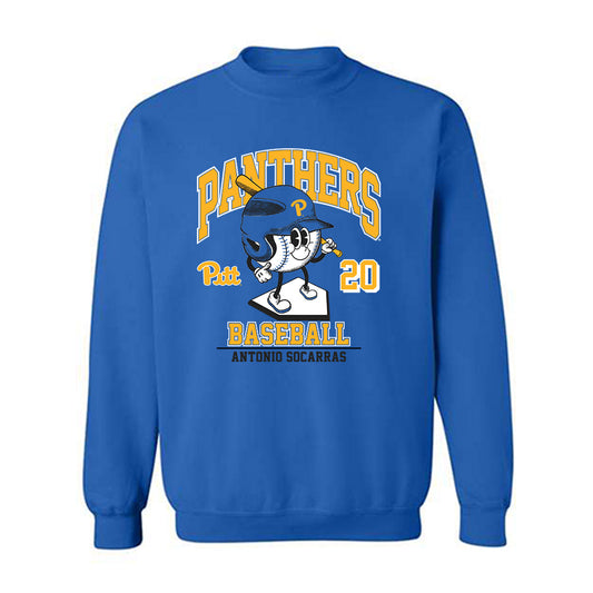 Pittsburgh - NCAA Baseball : Antonio Socarras - Fashion Shersey Crewneck Sweatshirt-0