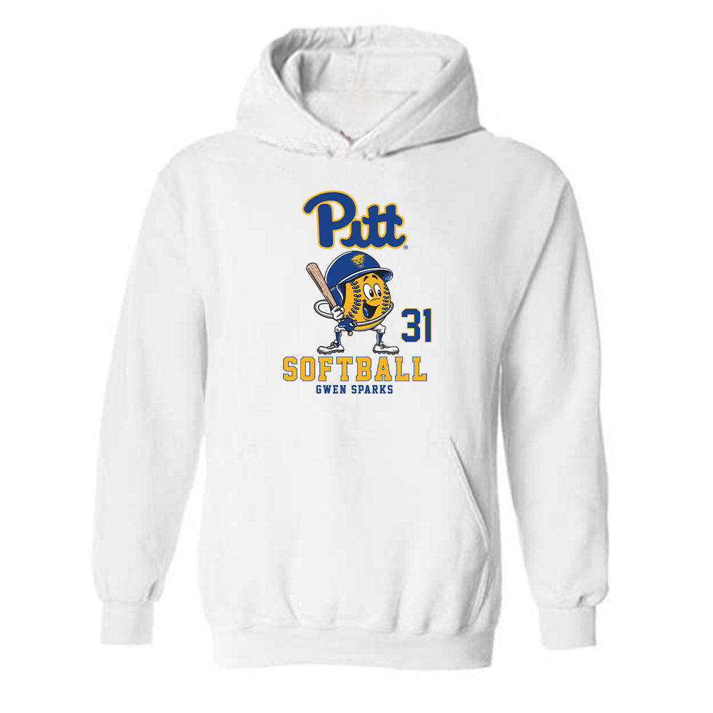 Pittsburgh - NCAA Softball : Gwen Sparks - Fashion Shersey Hooded Sweatshirt-0