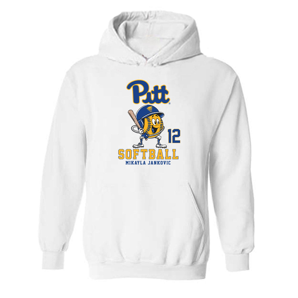 Pittsburgh - NCAA Softball : Mikayla Jankovic - Fashion Shersey Hooded Sweatshirt-0