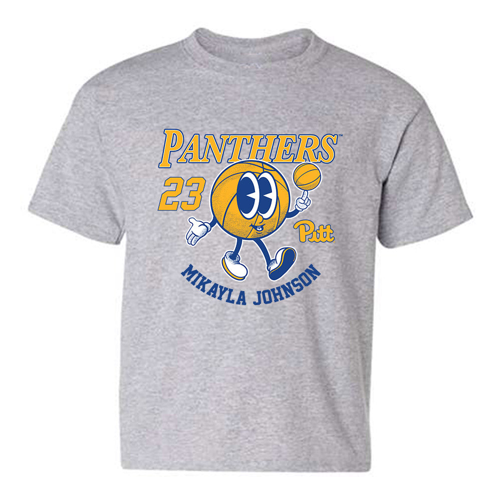 Pittsburgh - NCAA Women's Basketball : Mikayla Johnson - Fashion Shersey Youth T-Shirt-0