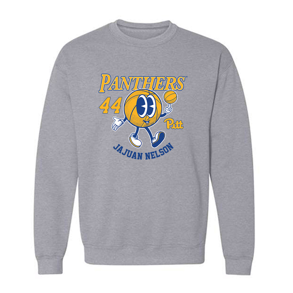 Pittsburgh - NCAA Men's Basketball : Jajuan Nelson - Fashion Shersey Crewneck Sweatshirt-0