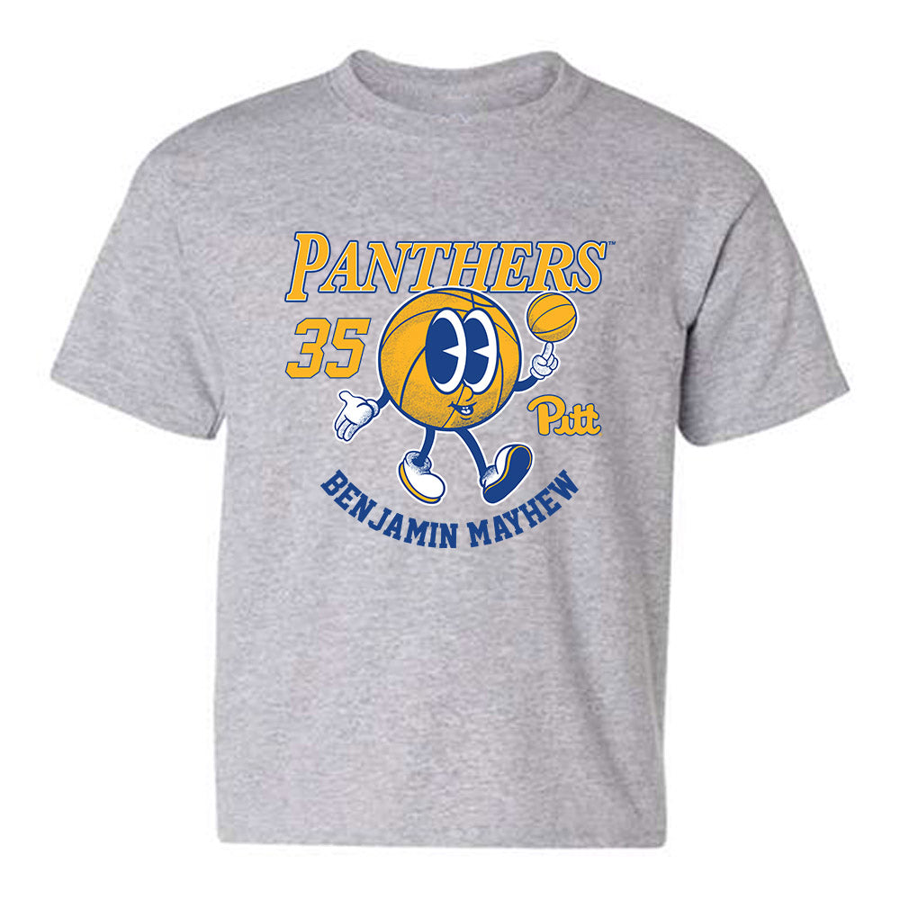 Pittsburgh - NCAA Men's Basketball : Benjamin Mayhew - Fashion Shersey Youth T-Shirt-0