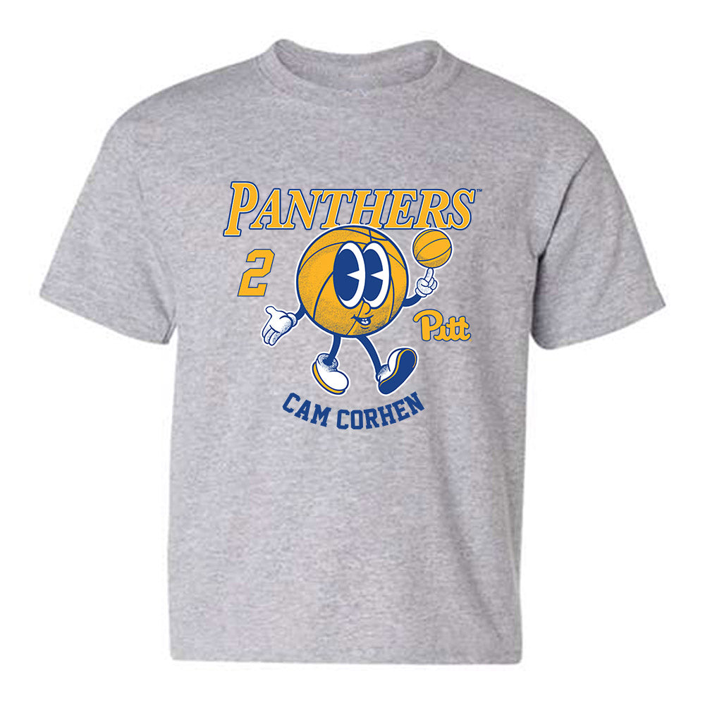 Pittsburgh - NCAA Men's Basketball : Cam Corhen - Fashion Shersey Youth T-Shirt-0