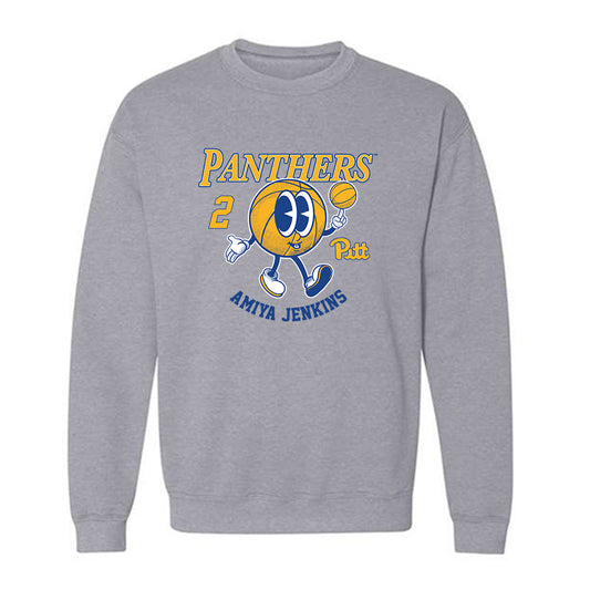 Pittsburgh - NCAA Women's Basketball : Amiya Jenkins - Crewneck Sweatshirt