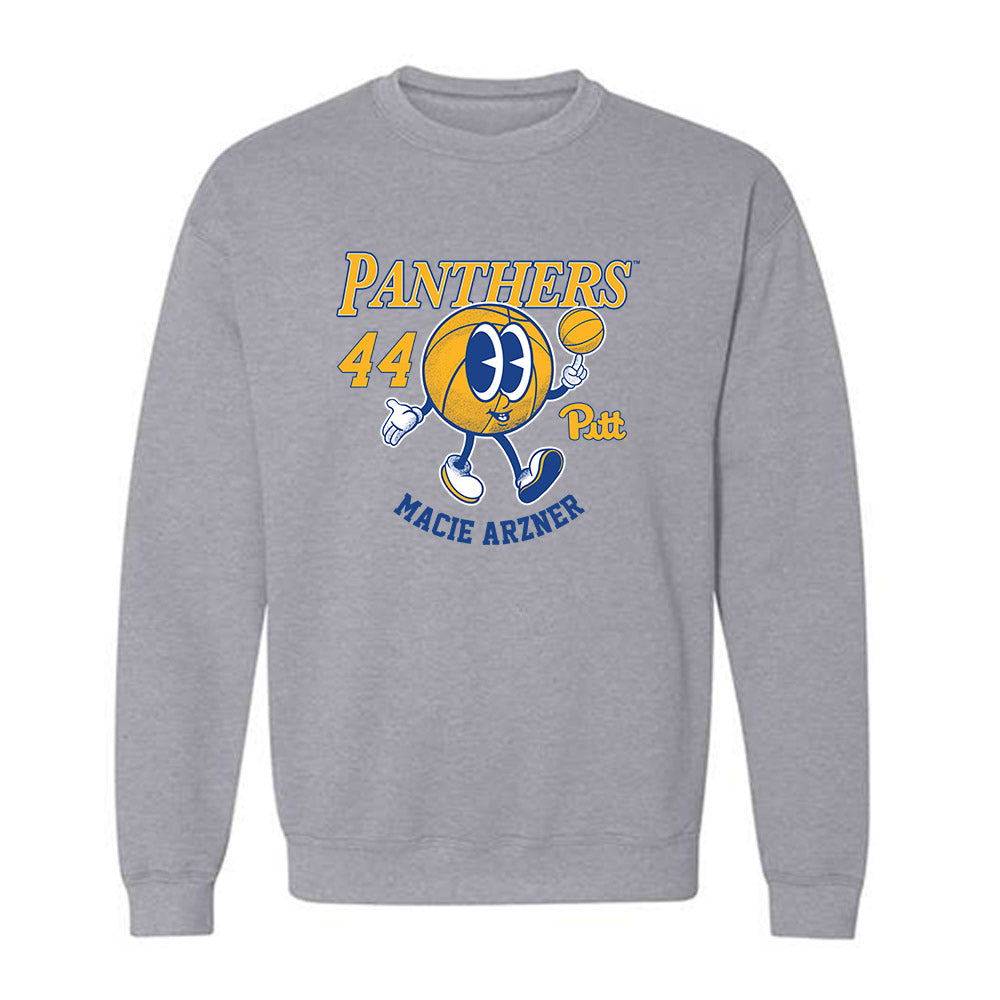 Pittsburgh - NCAA Women's Basketball : Macie Arzner - Fashion Shersey Crewneck Sweatshirt-0