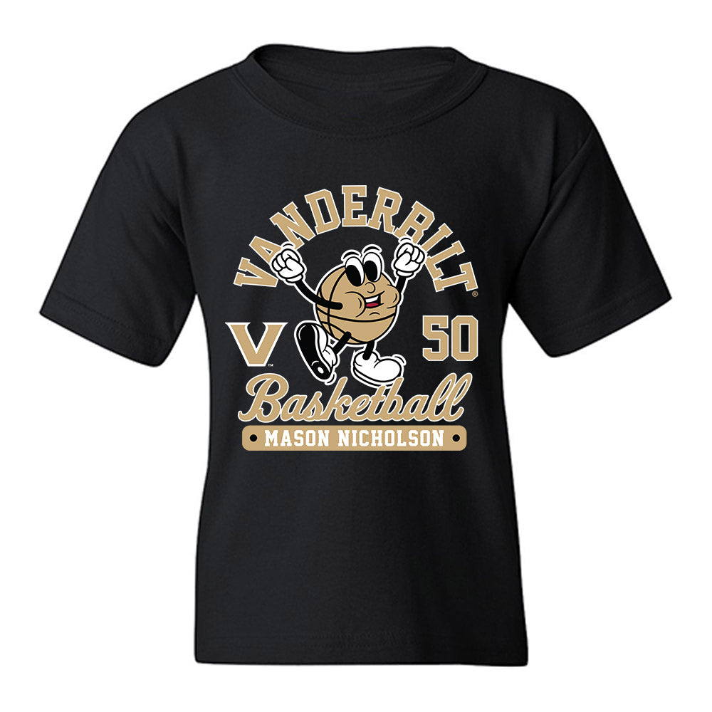 Vanderbilt - NCAA Men's Basketball : Mason Nicholson - Fashion Shersey Youth T-Shirt-0