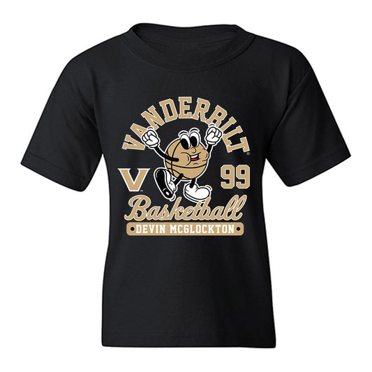 Vanderbilt - NCAA Men's Basketball : Devin Mcglockton - Fashion Shersey Youth T-Shirt-0