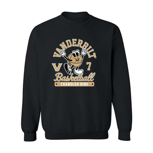 Vanderbilt - NCAA Men's Basketball : Chandler Bing - Fashion Shersey Crewneck Sweatshirt-0