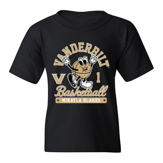Vanderbilt - NCAA Women's Basketball : Mikayla Blakes - Fashion Shersey Youth T-Shirt-0