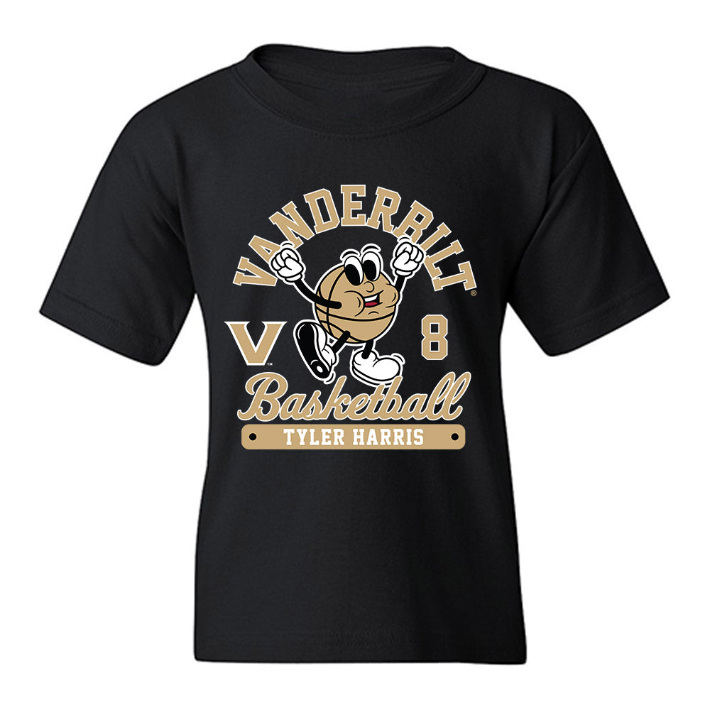 Vanderbilt - NCAA Men's Basketball : Tyler Harris - Fashion Shersey Youth T-Shirt-0