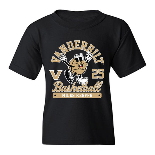 Vanderbilt - NCAA Men's Basketball : Miles Keeffe - Fashion Shersey Youth T-Shirt-0
