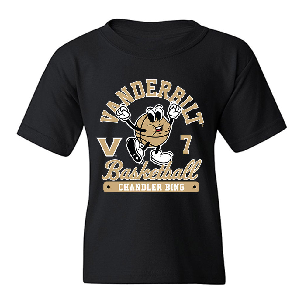 Vanderbilt - NCAA Men's Basketball : Chandler Bing - Fashion Shersey Youth T-Shirt-0
