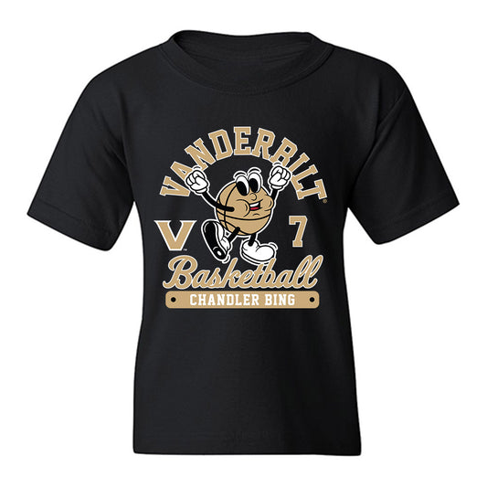 Vanderbilt - NCAA Men's Basketball : Chandler Bing - Fashion Shersey Youth T-Shirt-0