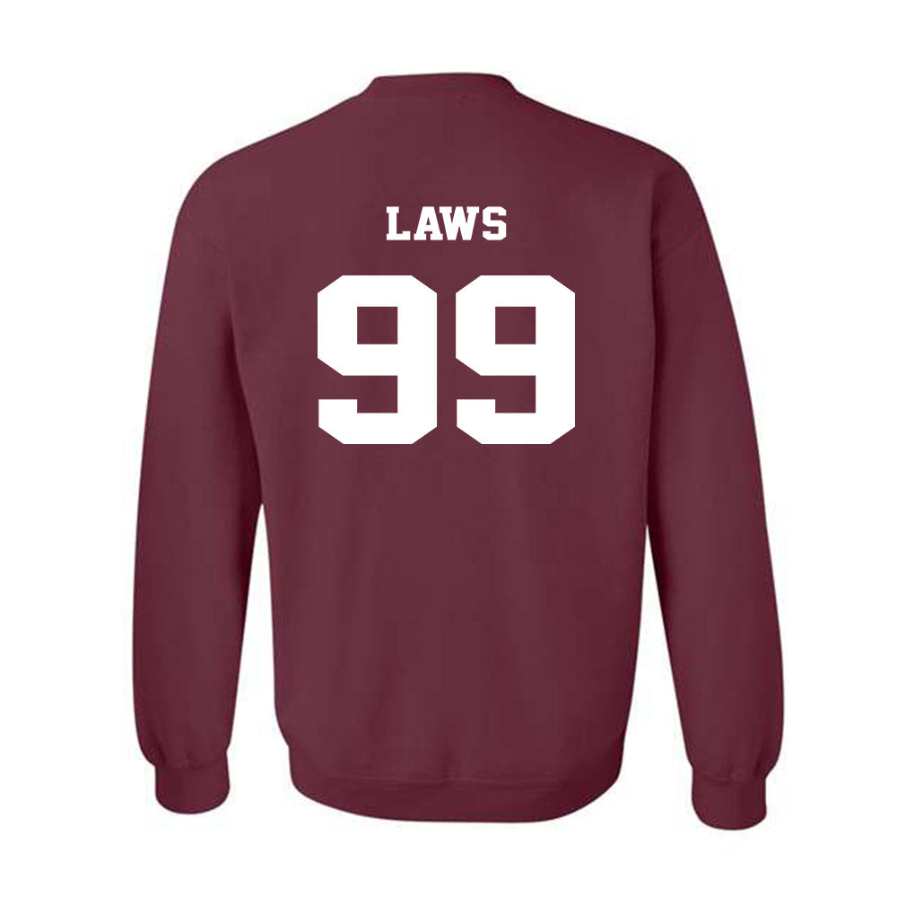 Virginia Tech - NCAA Football : Emmett Laws - Fashion Shersey Crewneck Sweatshirt-1