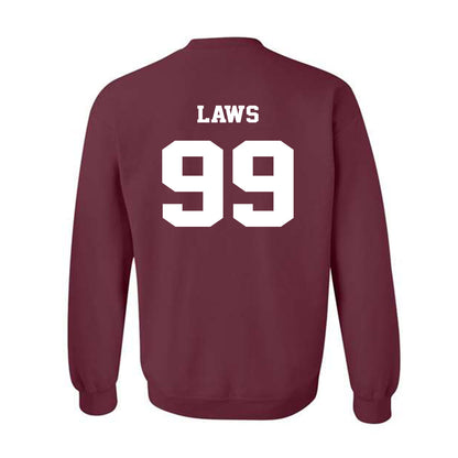 Virginia Tech - NCAA Football : Emmett Laws - Fashion Shersey Crewneck Sweatshirt-1