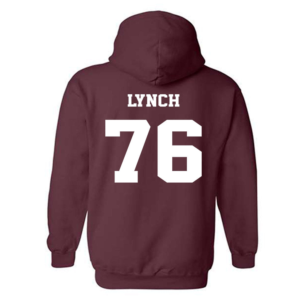 Virginia Tech - NCAA Football : Aidan Lynch - Fashion Shersey Hooded Sweatshirt-1
