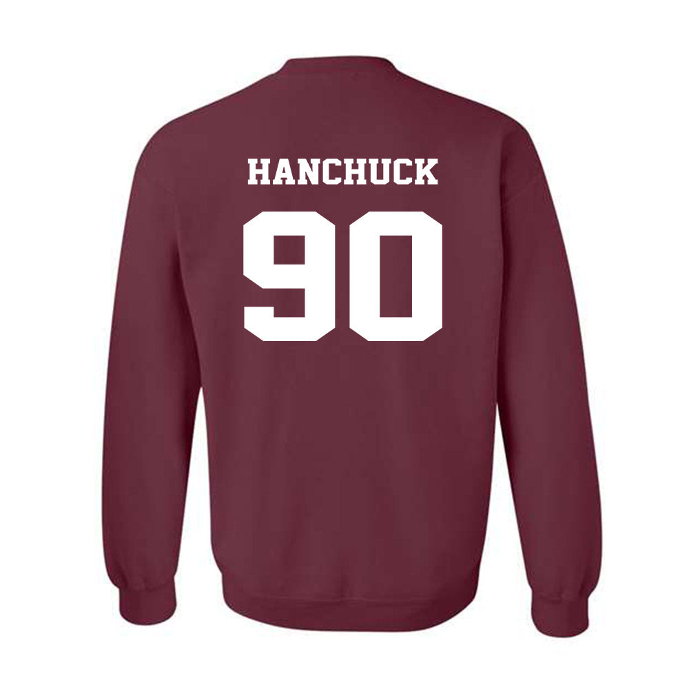 Virginia Tech - NCAA Football : Andrew Hanchuck - Fashion Shersey Crewneck Sweatshirt-1