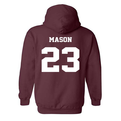 Virginia Tech - NCAA Football : Tyler Mason - Fashion Shersey Hooded Sweatshirt-1