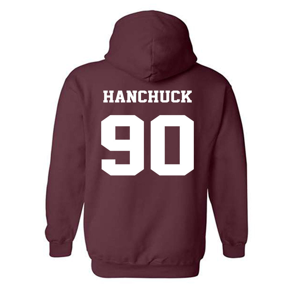 Virginia Tech - NCAA Football : Andrew Hanchuck - Fashion Shersey Hooded Sweatshirt-1