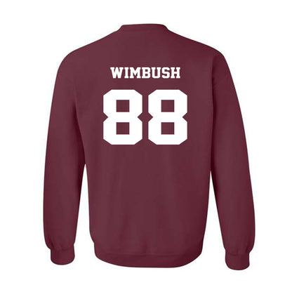 Virginia Tech - NCAA Football : Zeke Wimbush - Fashion Shersey Crewneck Sweatshirt