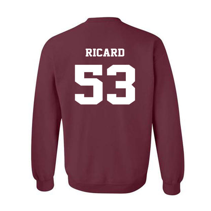 Virginia Tech - NCAA Football : Tommy Ricard - Fashion Shersey Crewneck Sweatshirt-1