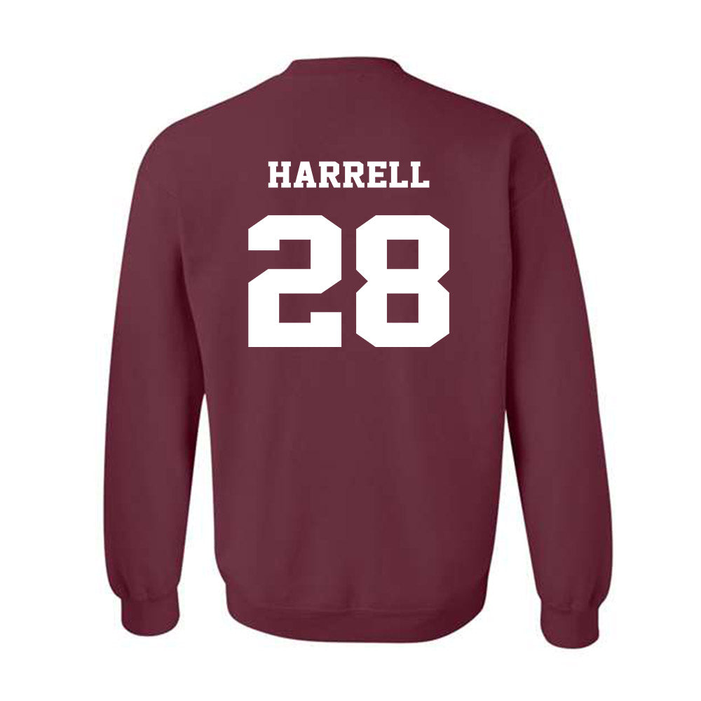 Virginia Tech - NCAA Football : Knahlij Harrell - Fashion Shersey Crewneck Sweatshirt-1