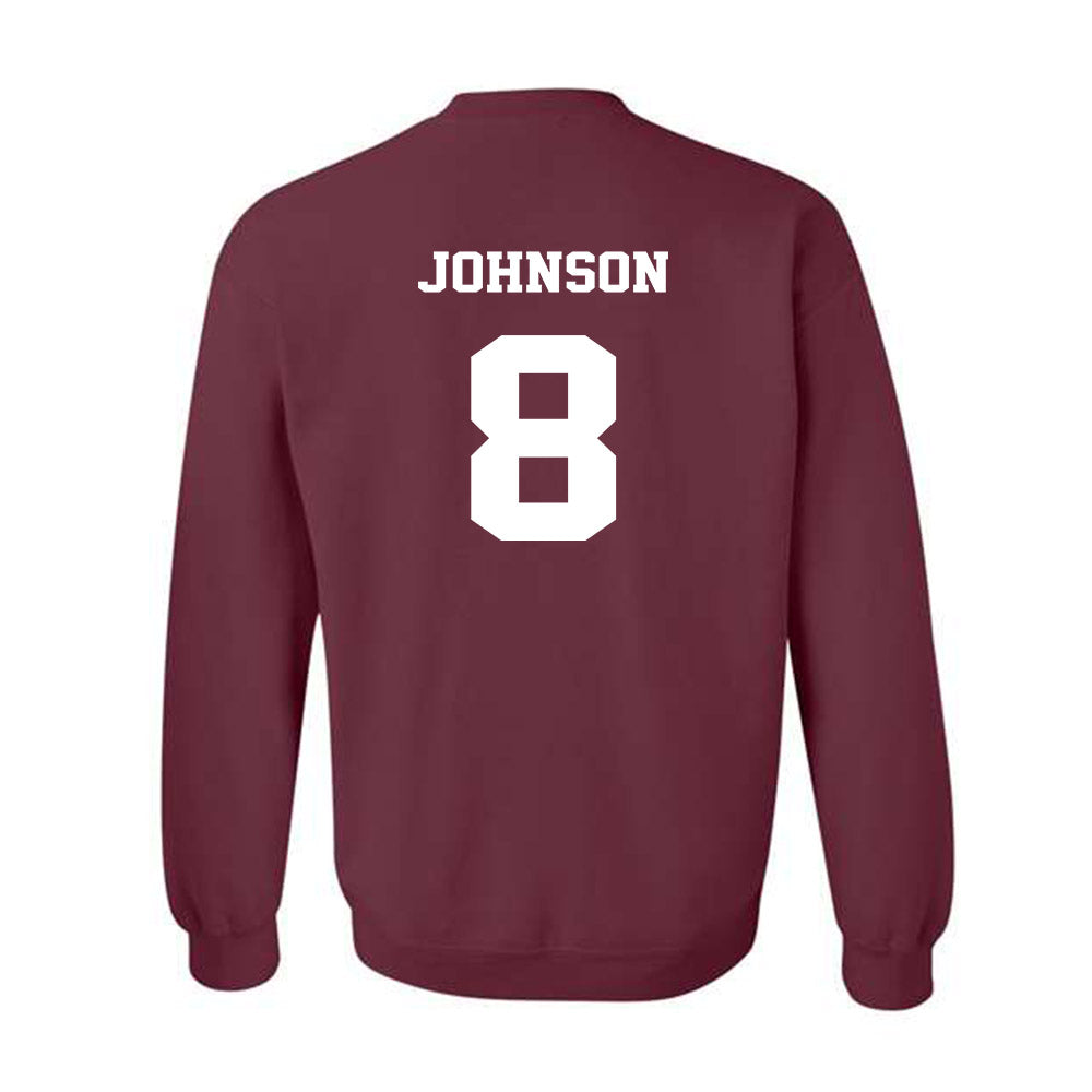 Virginia Tech - NCAA Football : Braylon Johnson - Fashion Shersey Crewneck Sweatshirt