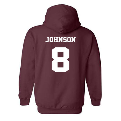 Virginia Tech - NCAA Football : Braylon Johnson - Fashion Shersey Hooded Sweatshirt