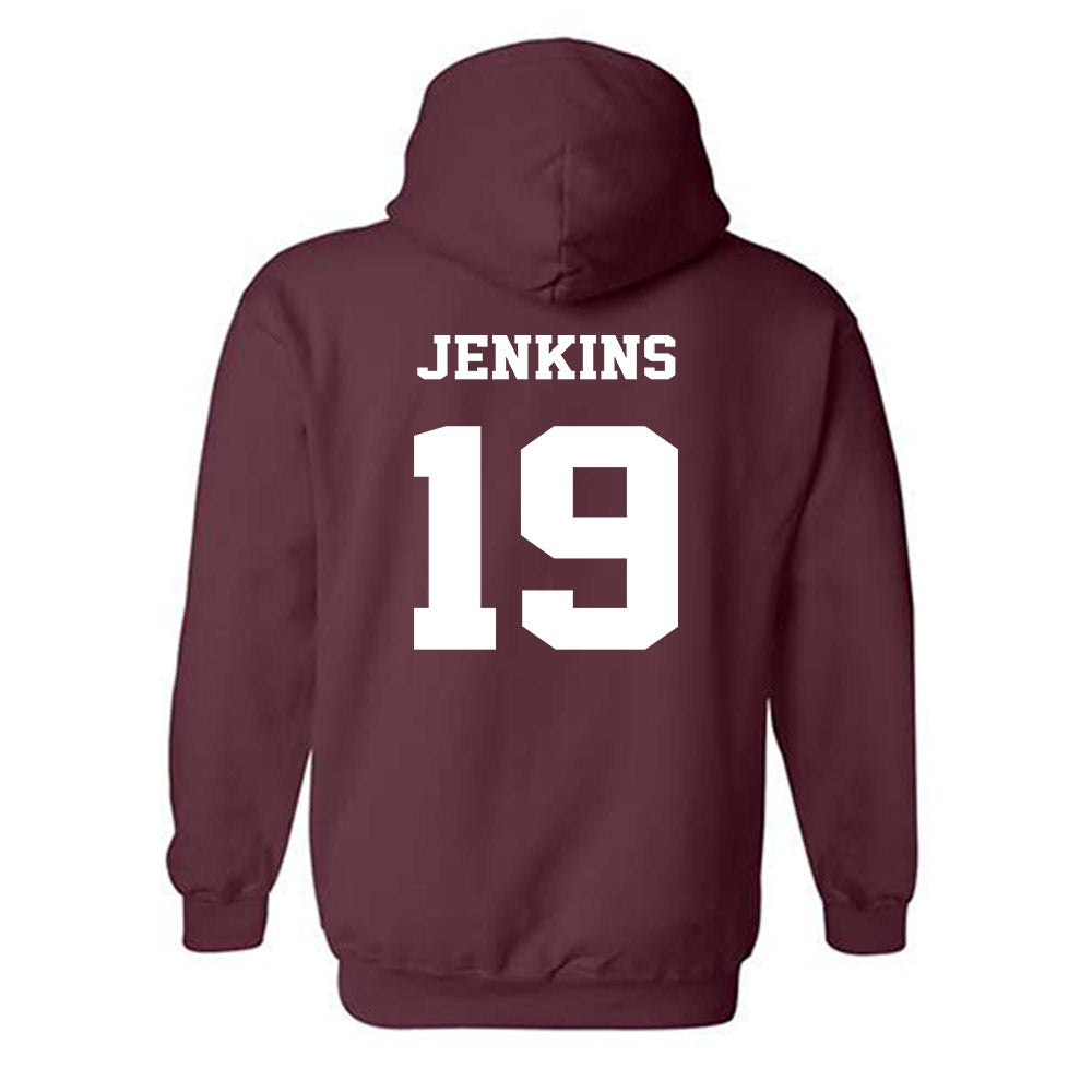 Virginia Tech - NCAA Football : Noah Jenkins - Fashion Shersey Hooded Sweatshirt-1