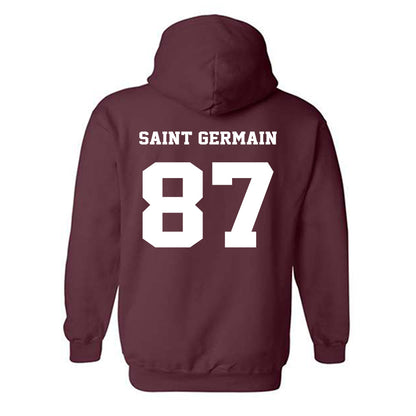 Virginia Tech - NCAA Football : Harrison Saint Germain - Fashion Shersey Hooded Sweatshirt-1