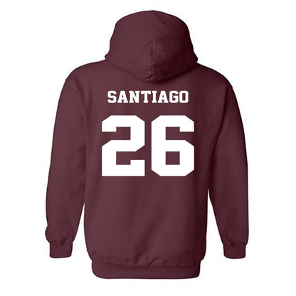 Virginia Tech - NCAA Football : Antwone Santiago - Fashion Shersey Hooded Sweatshirt-1