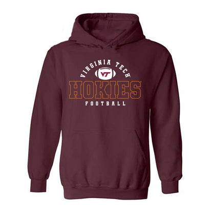 Virginia Tech - NCAA Football : Isaiah Spencer - Fashion Shersey Hooded Sweatshirt-0