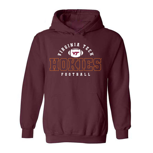 Virginia Tech - NCAA Football : Isaiah Spencer - Fashion Shersey Hooded Sweatshirt-0